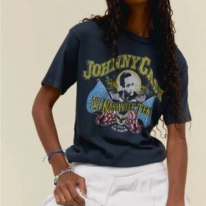 Johnny Cash Graphic T-Shirt - Black